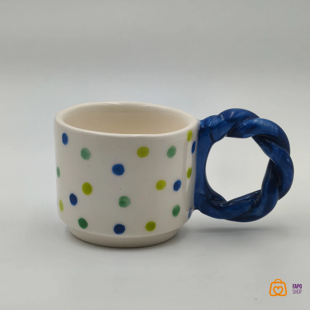 تصویر ماگ سرامیکی دست ساز پینترستی