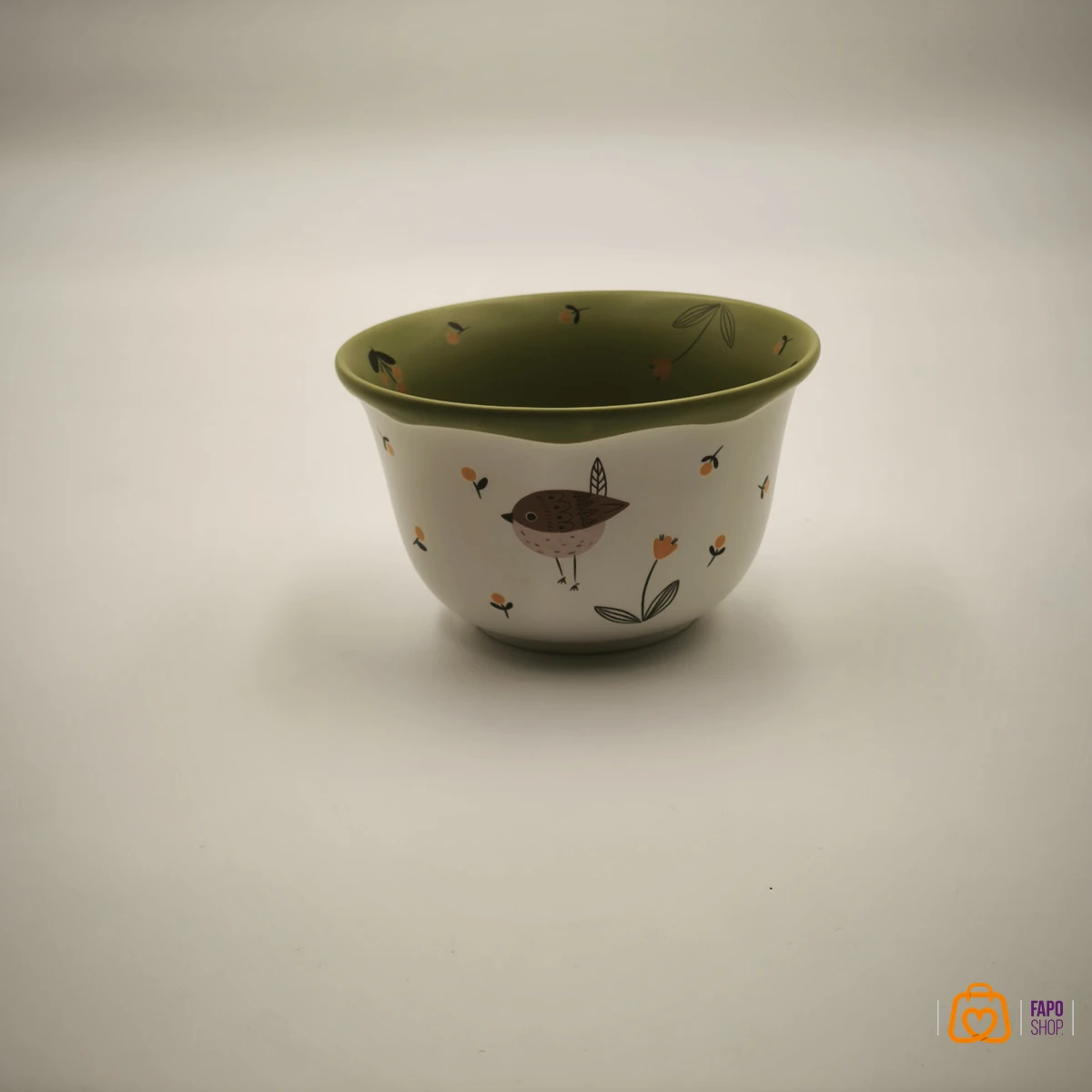 تصویر کاسه اجیل خوری طرح پرنده