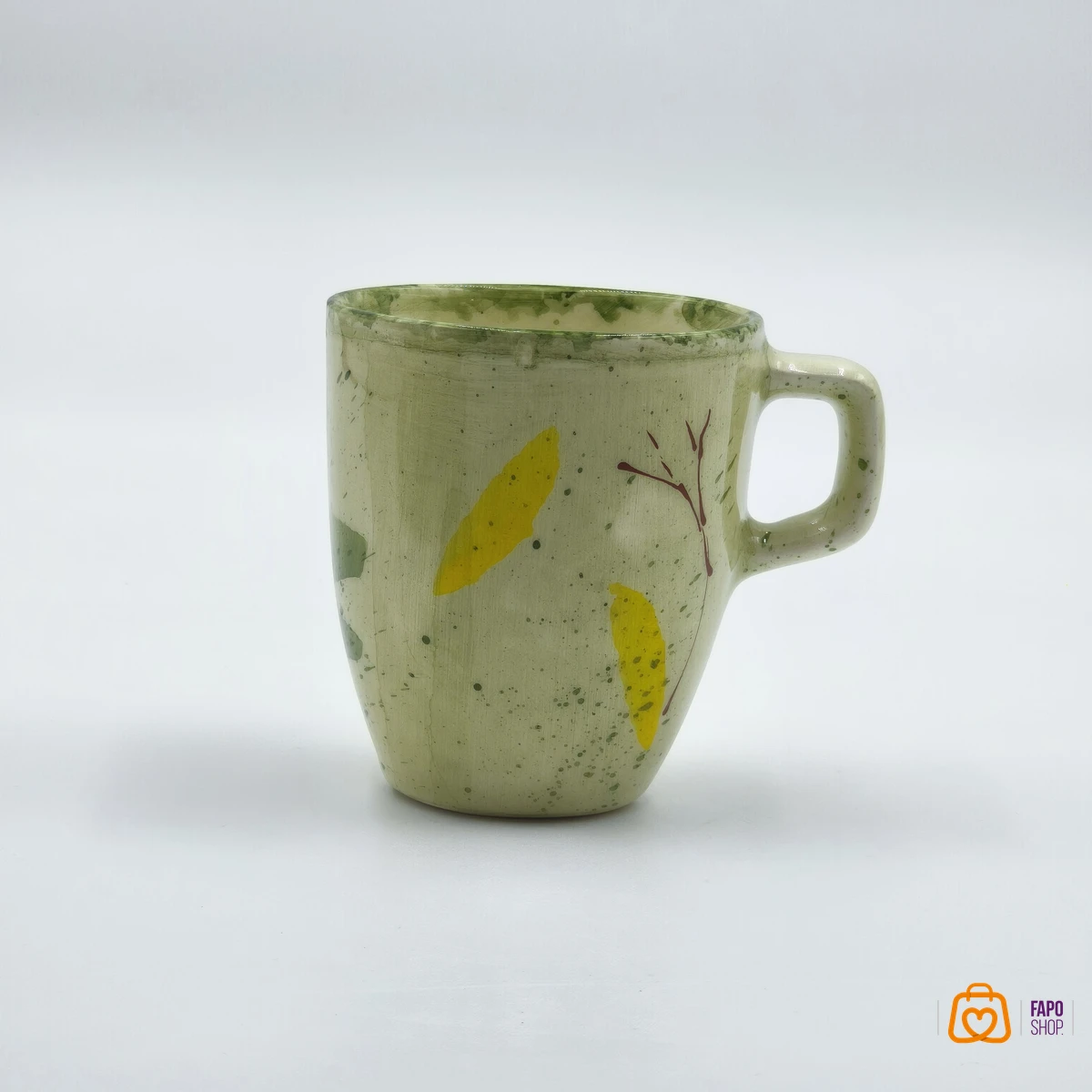 تصویر فنجان مینیمال سرامیکی بامبو