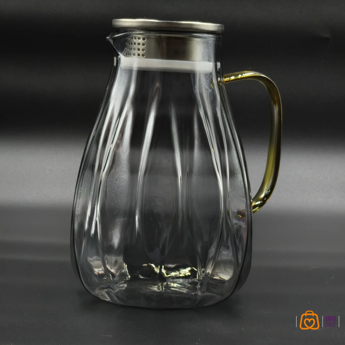 تصویر پارچ پیرکس دودی