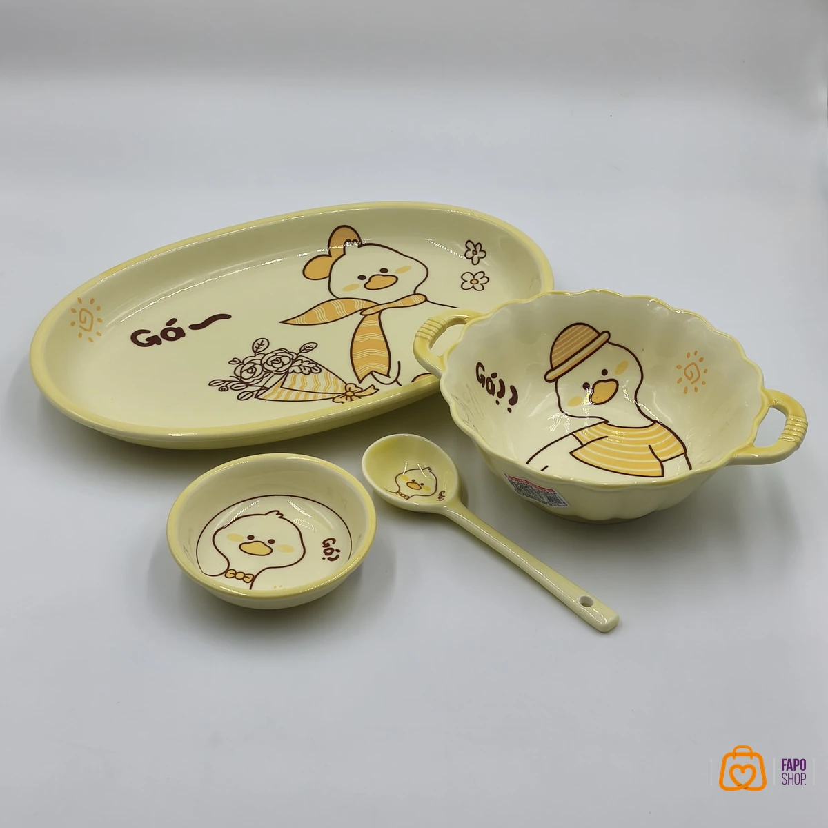 تصویر ظروف سرامیکی طرح اردک