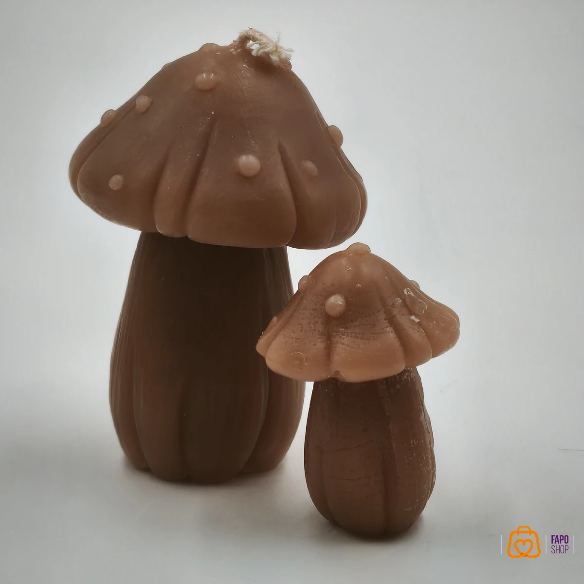 تصویر شمع قارچ دوتایی